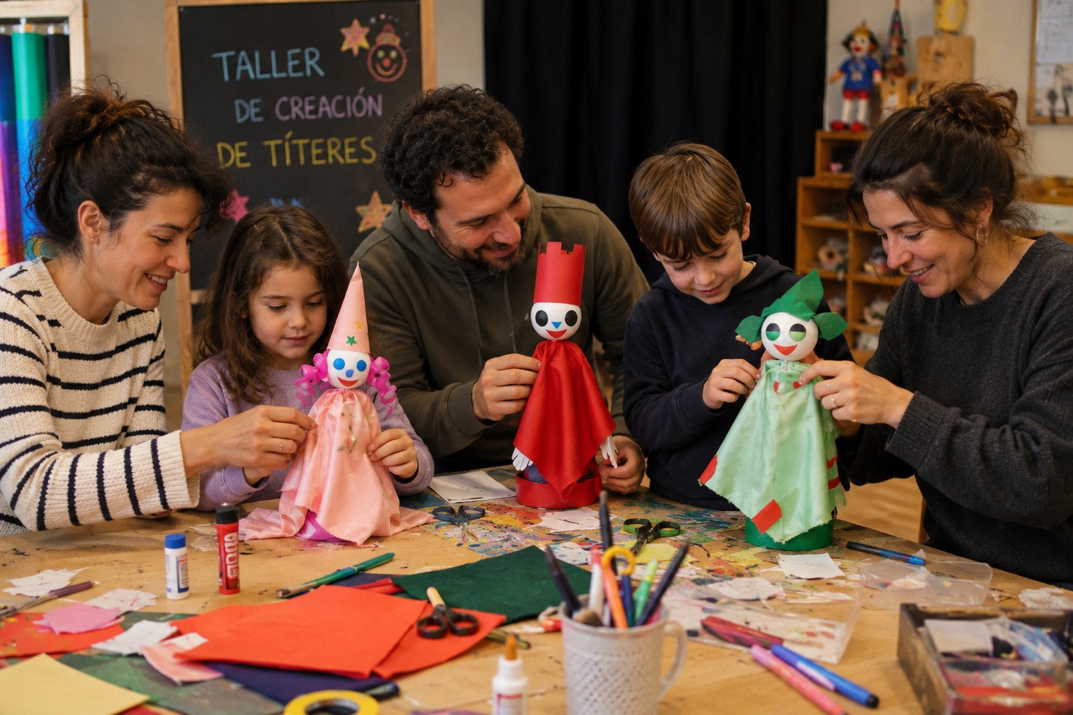 Taller Títeres en Familia “CREANDO TÍTERES”
